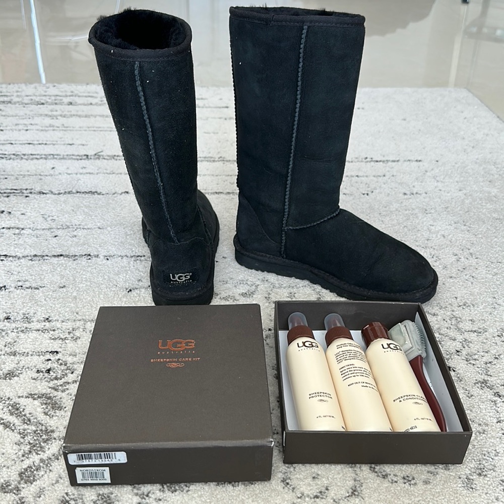 UGG tall boots genuine sheepskin